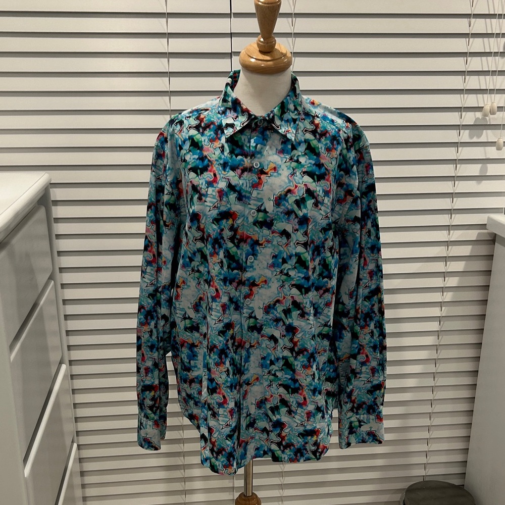 Robert Graham Men’s Multicolored Bold Design Shirt